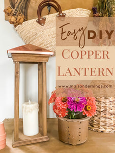 DIY Copper Lantern
