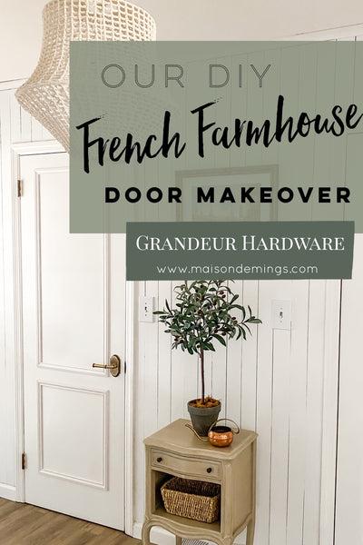 Door Makeover with Grandeur Hardware