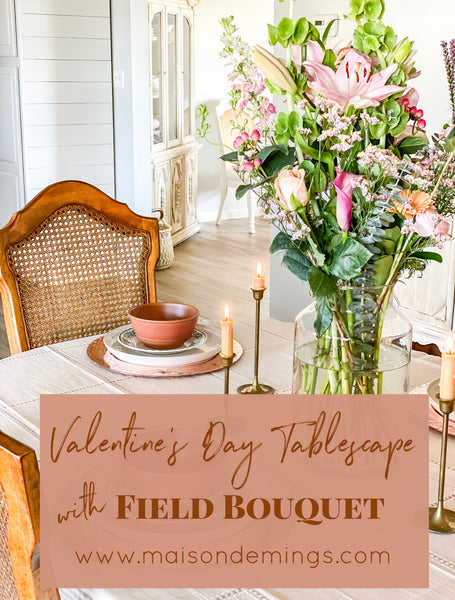 Tablescape with Field Bouquet