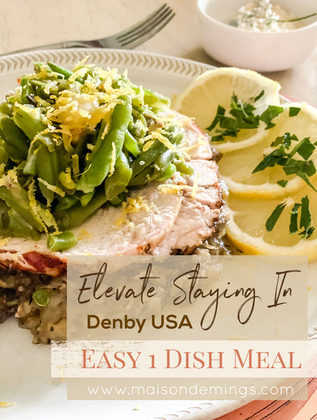 Easy One Dish Herbed Turkey Breast Meal