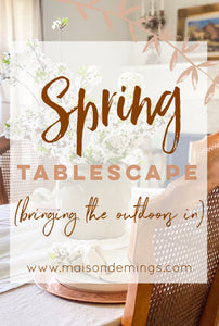 Spring Tablescape