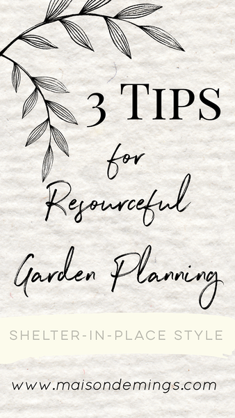 Resourceful Garden Planning