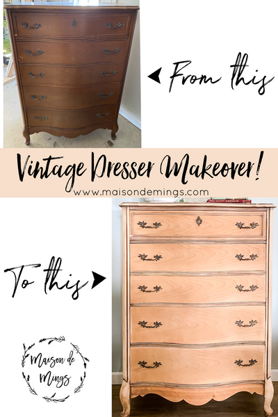 Vintage Dresser Makeover