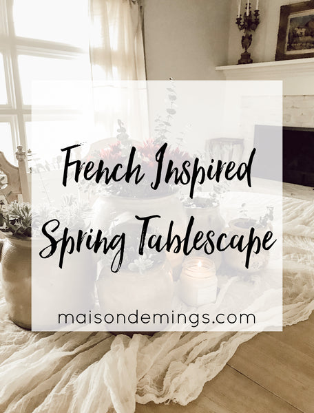 French Inspired Spring Tablescape