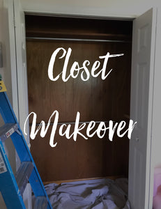 Interior Closet Makeover