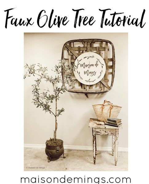 Faux Olive Tree Tutorial