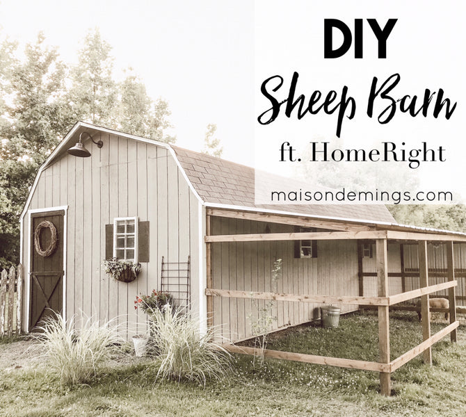 DIY Sheep Barn ft. HomeRight