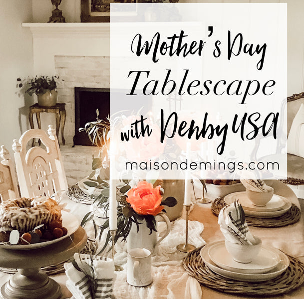 Mother's Day Tablescape w/ Denby USA