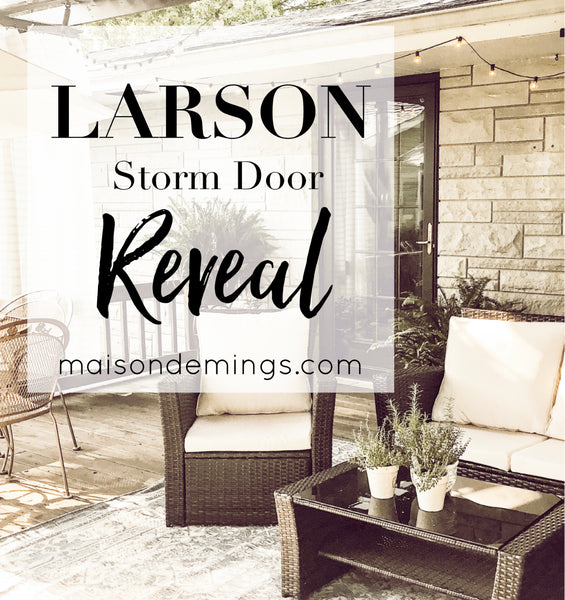 LARSON Storm Door Reveal